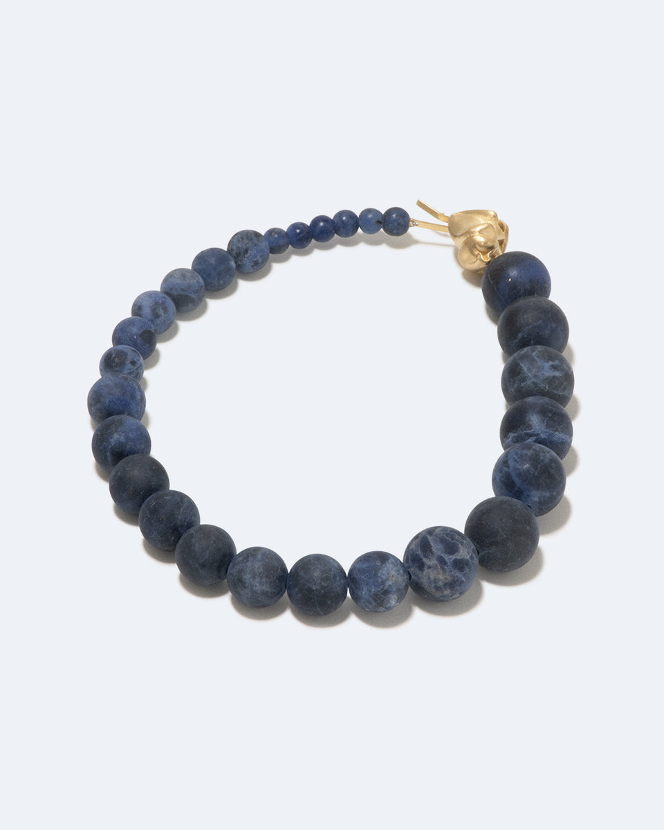 Tidelands - Sodalite and Recycled Gold Vermeil Bracelet