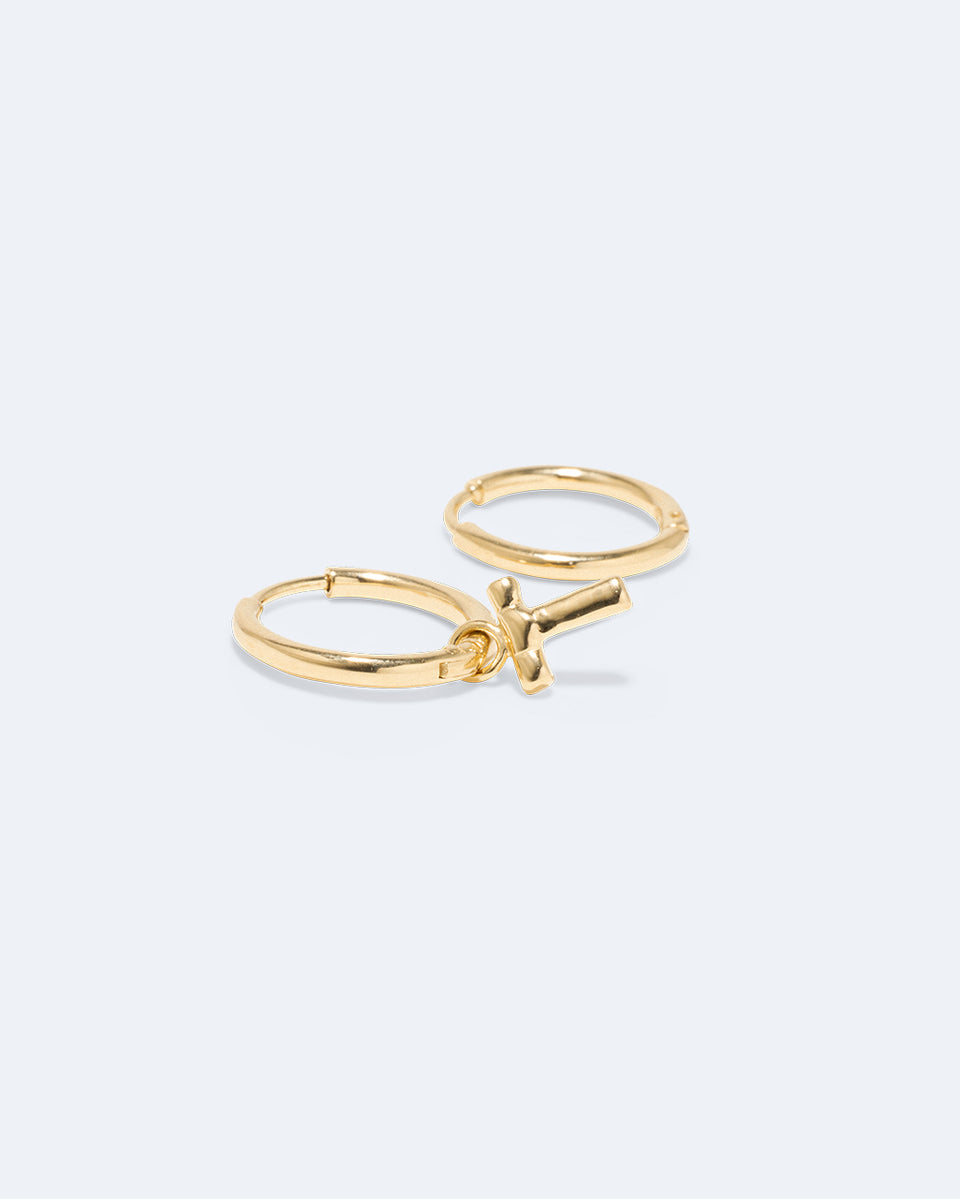 Boucles d'oreilles Classicworks™ T - Vermeil recyclé