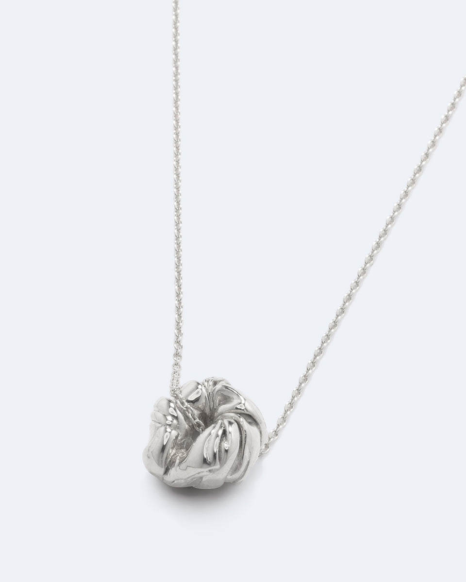Things Find Their Place When They Fall Apart - Recycled Silver Pendant