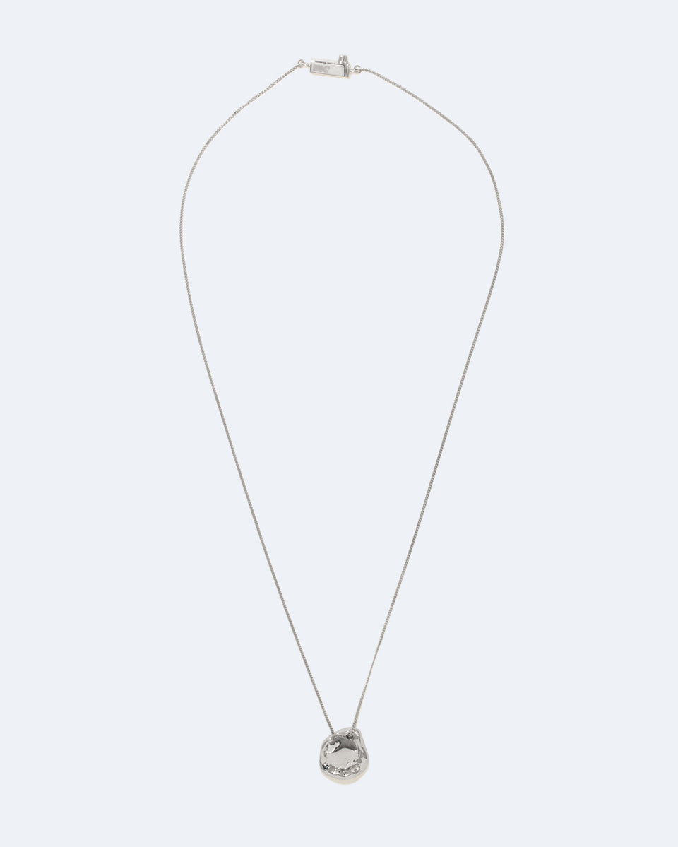 H60 - Pendentif plaqué rhodium
