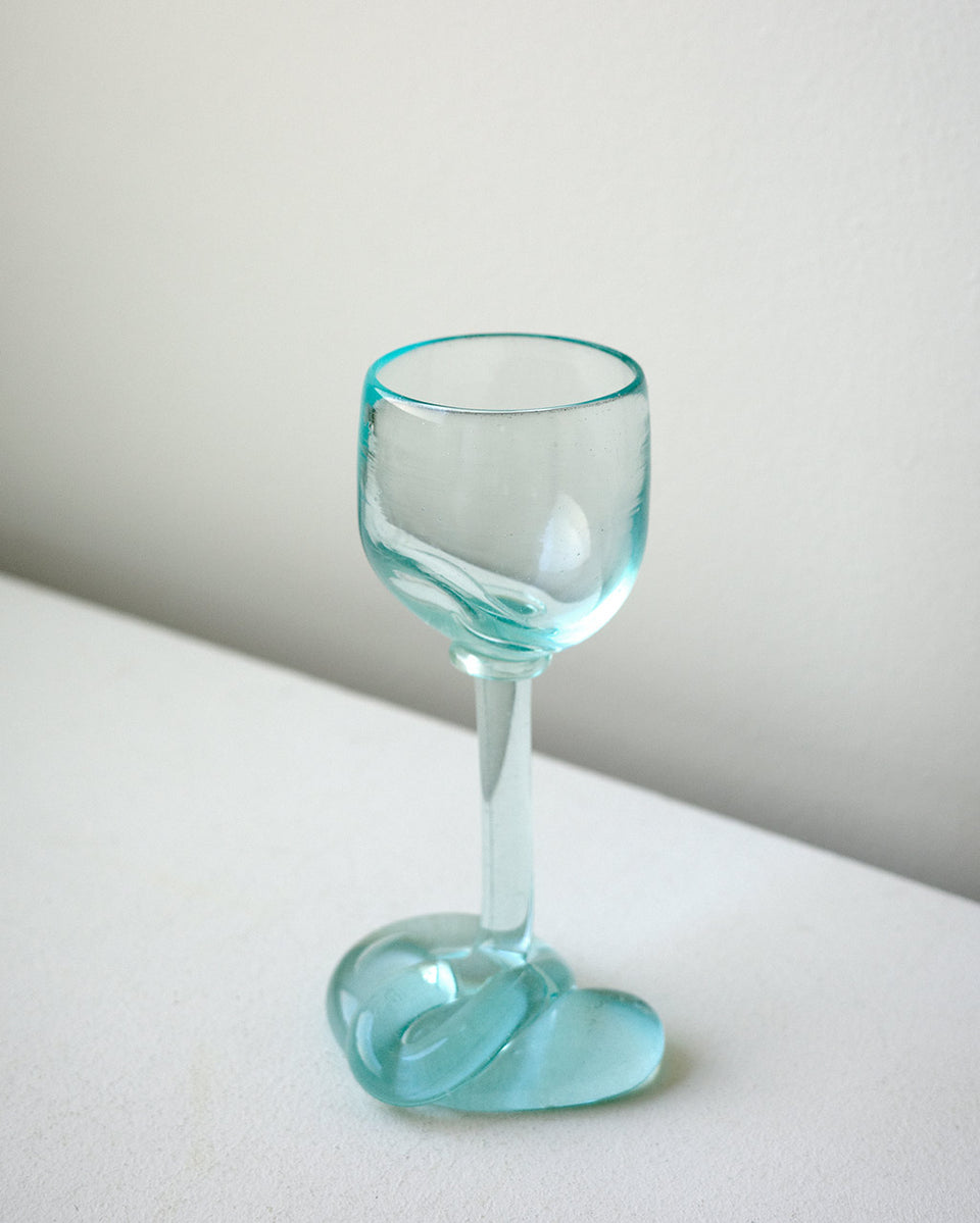 Thaw - Recycled Wine Glass in Clear