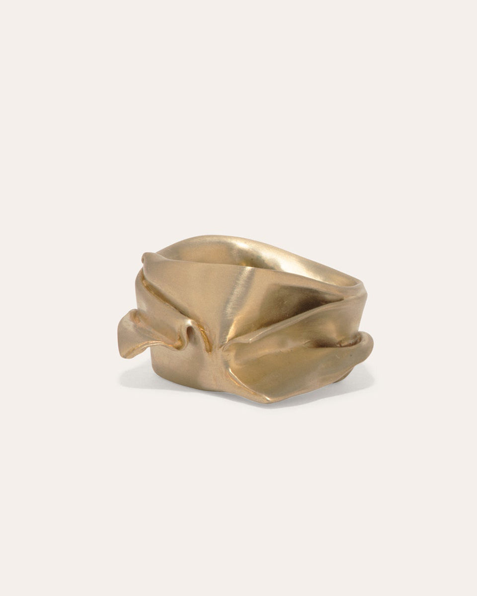 L04 - Candle Holder in Brushed Brass