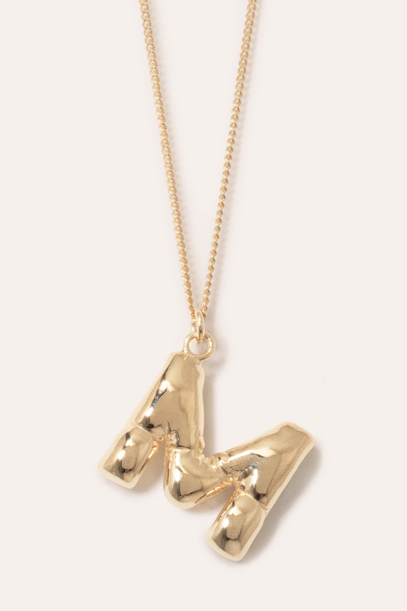 Initial Necklaces Alphabet Jewellery Letter M Necklace