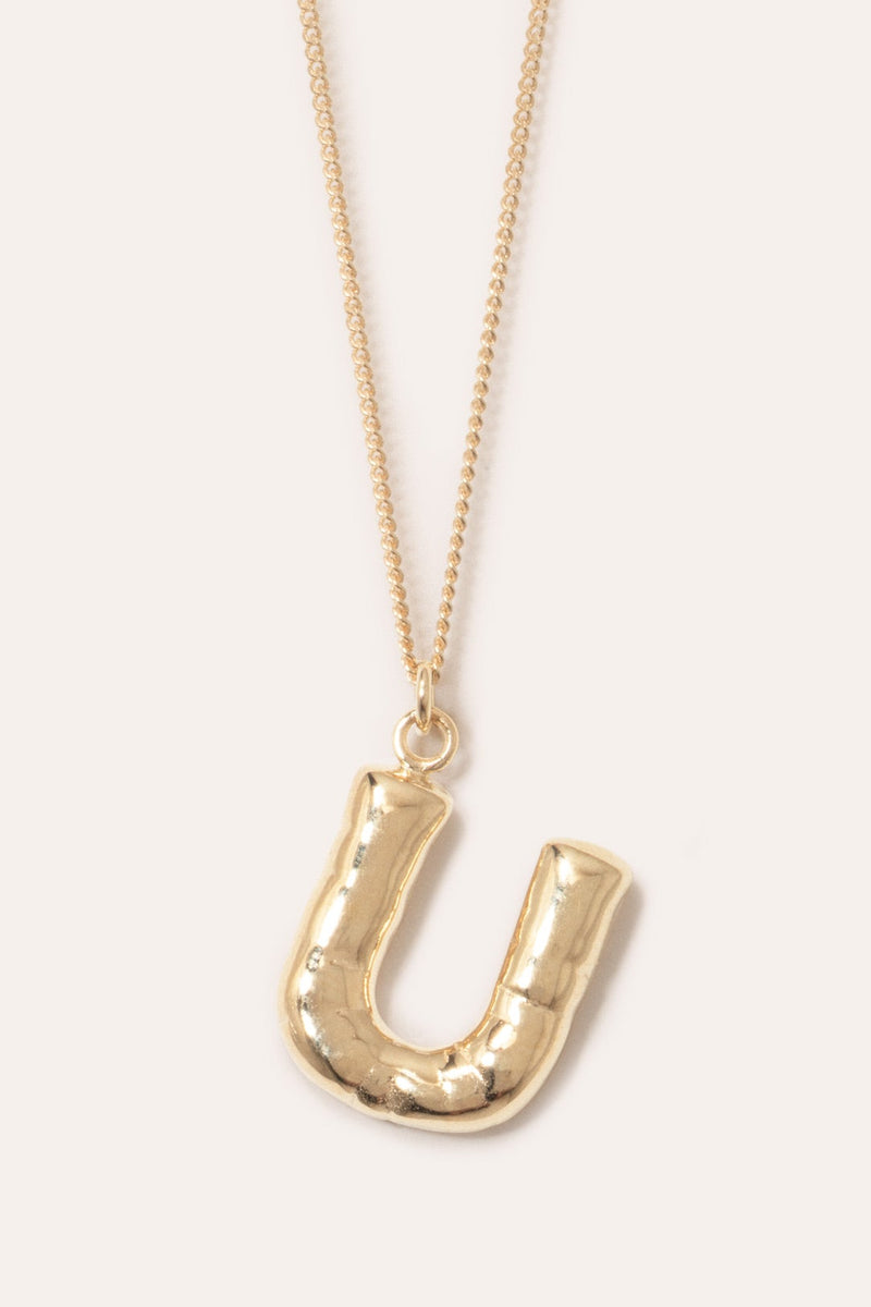 Just For You Initial Necklace — U