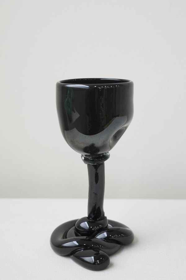 Thaw - Verre à vin recyclé noir