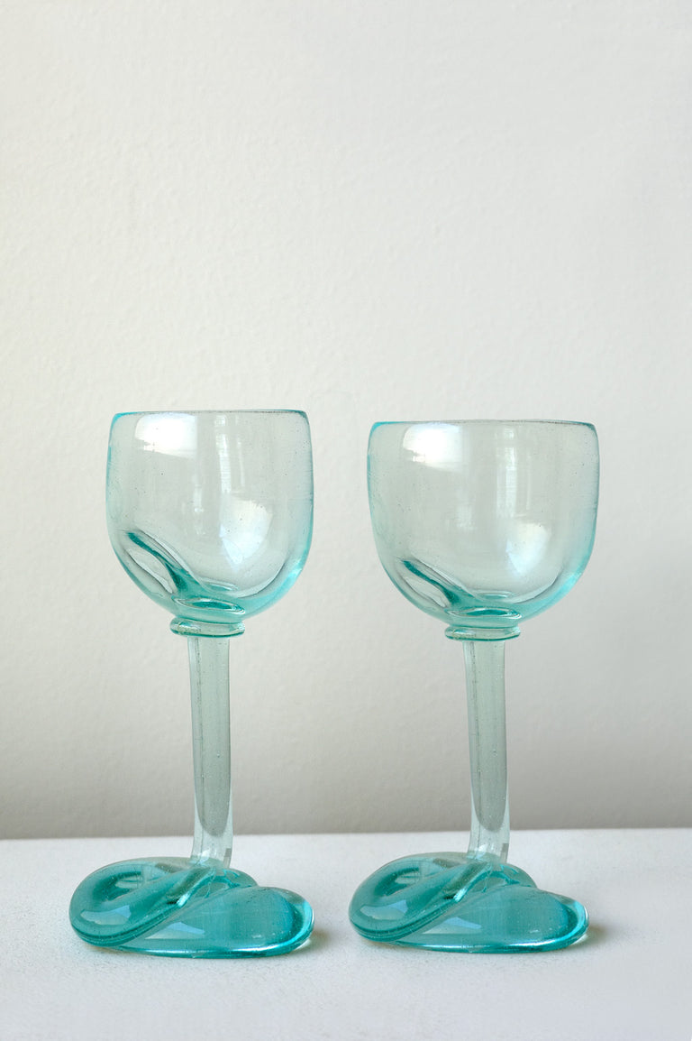Thaw - Set of 2 Recycled Wine Glass in Clear
