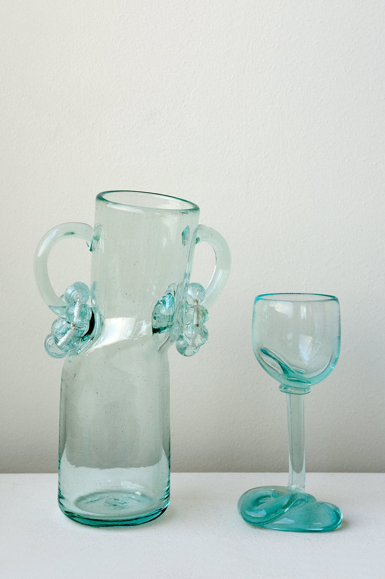 Thaw - Set of 2 Recycled Wine Glass in Clear