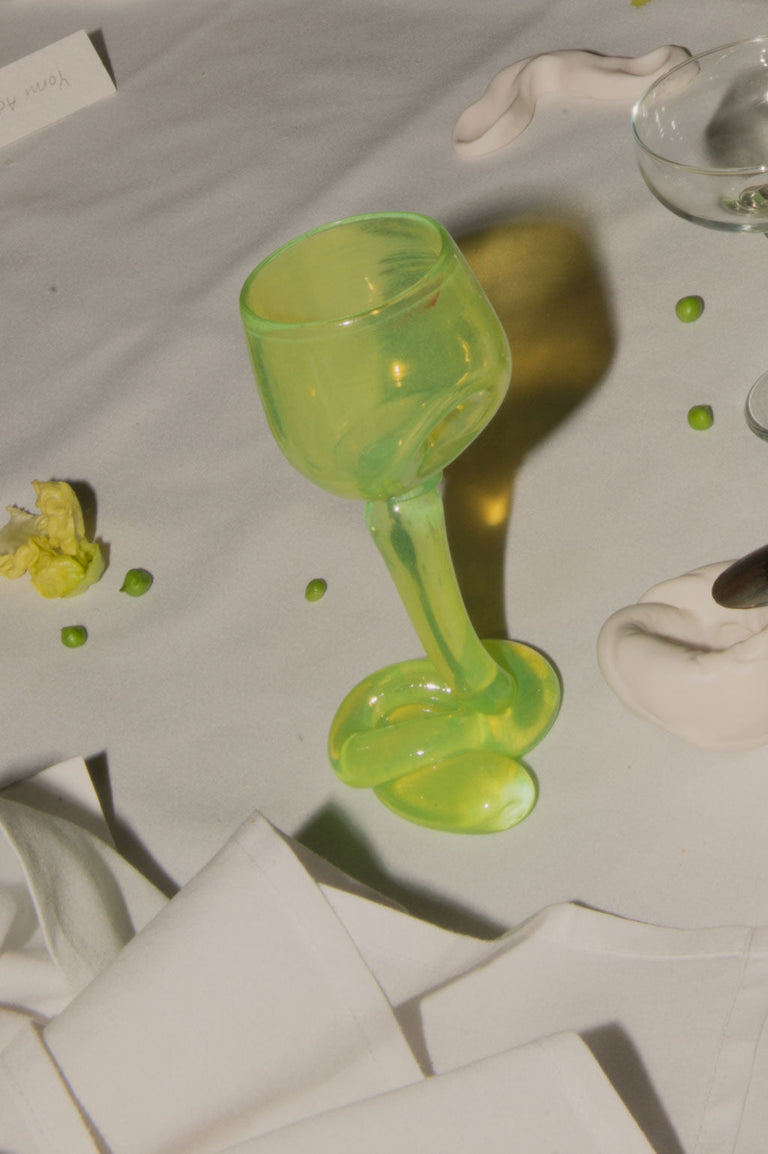 Thaw - Recycled Wine Glass in Clear