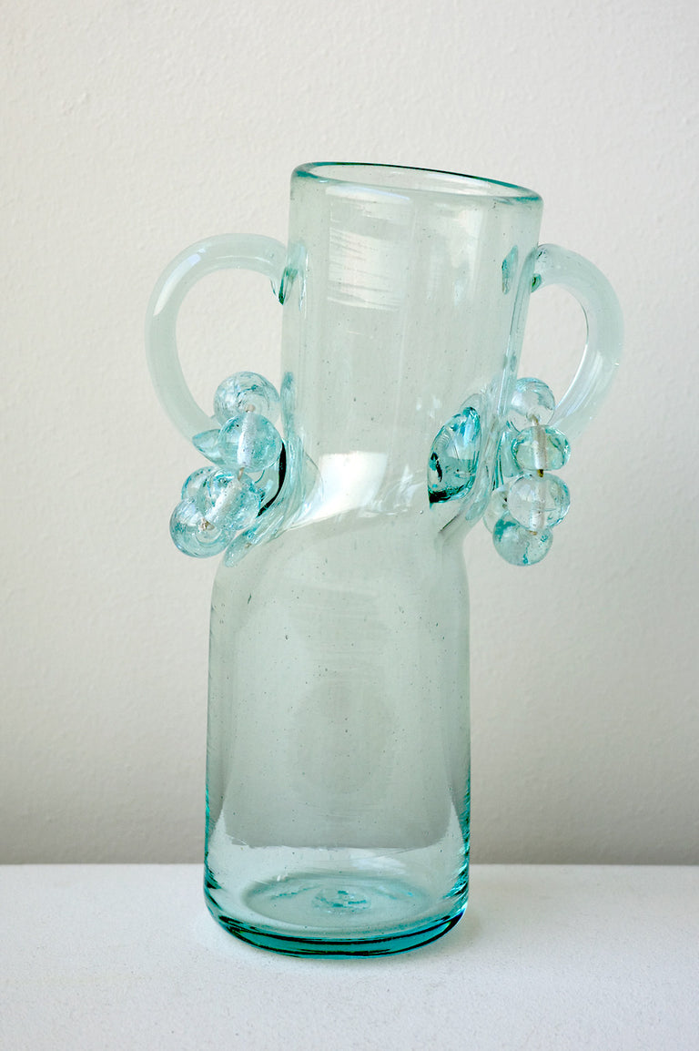 Teetering - Recycled Glass Carafe in Clear