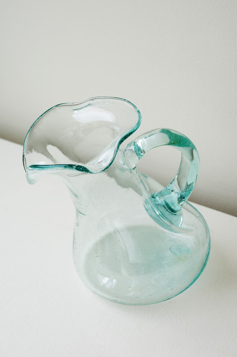 Thaw - Recycled Glass Jug in Clear