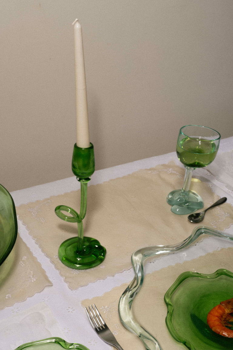 Thaw - Chandelier en verre recyclé noir