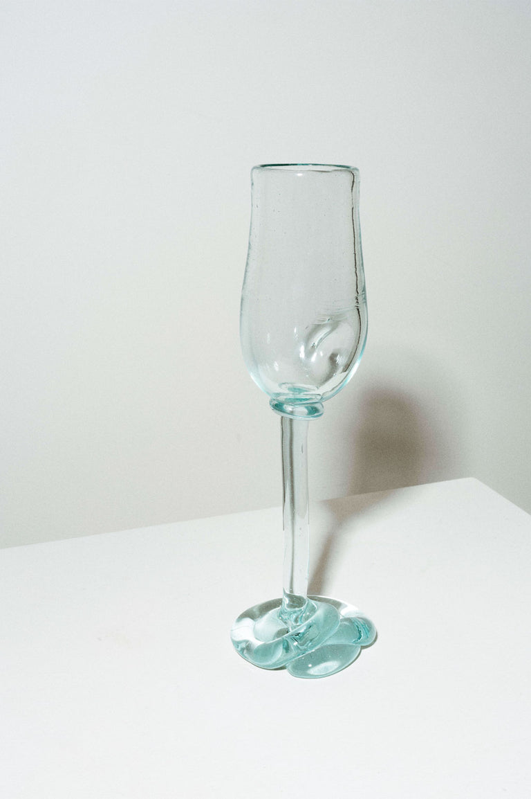Thaw - Recycled Flute Glass in Clear