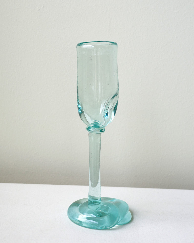Thaw - Verre flûté recyclé transparent