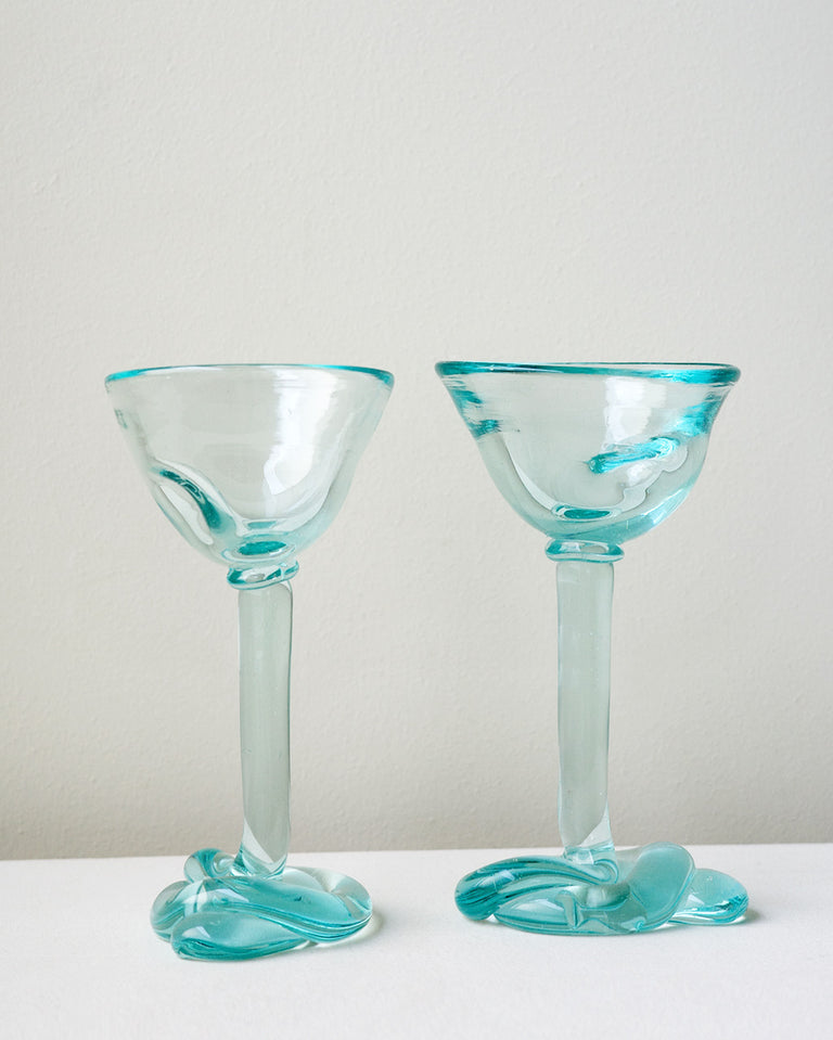 B118 - Verre à Martini Recyclé Transparent