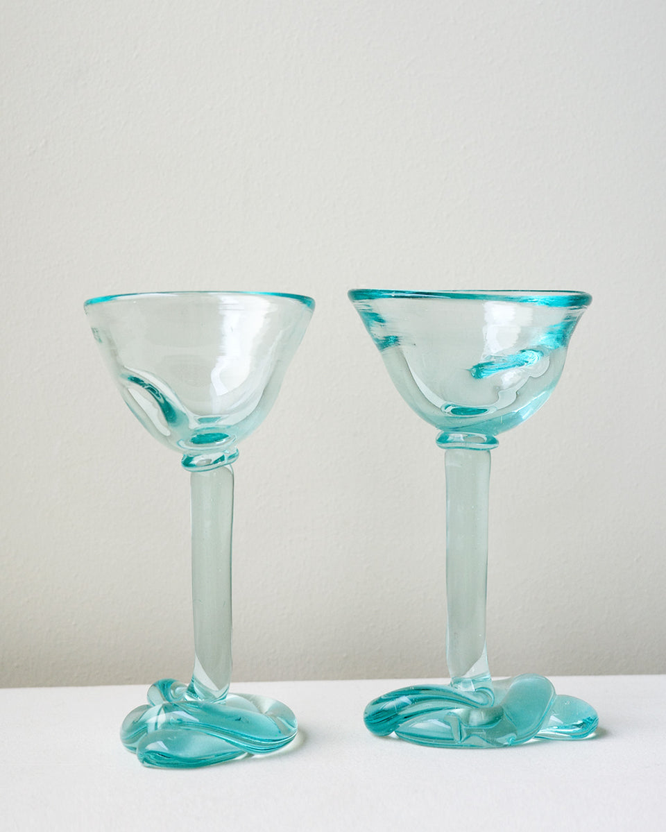 B118 - Verre à Martini Recyclé Transparent
