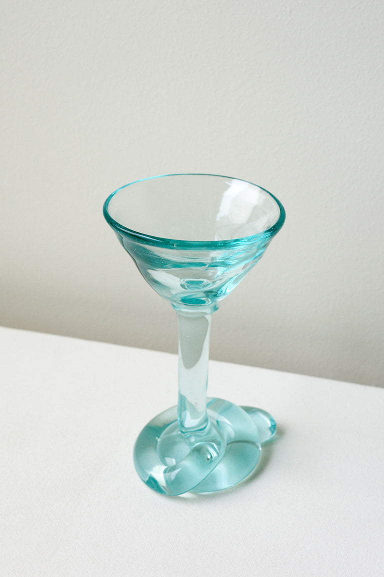 B118 - Recycled Martini Glass in Clear