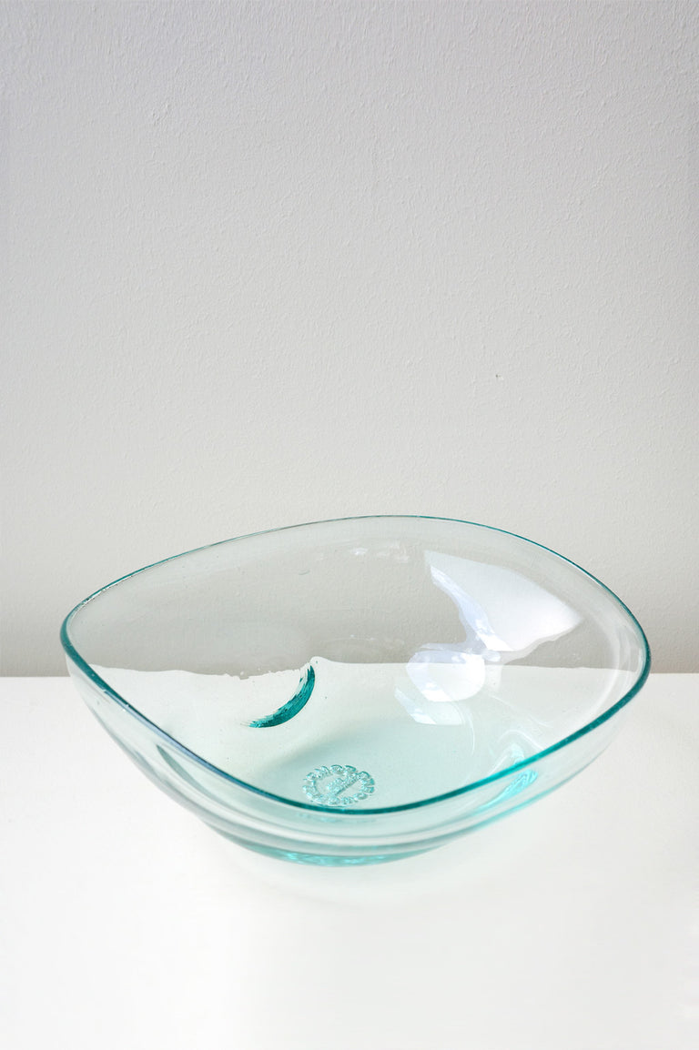 B121 - Bol en verre recyclé transparent