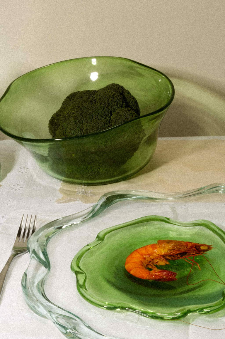 B121 - Bol en verre recyclé transparent
