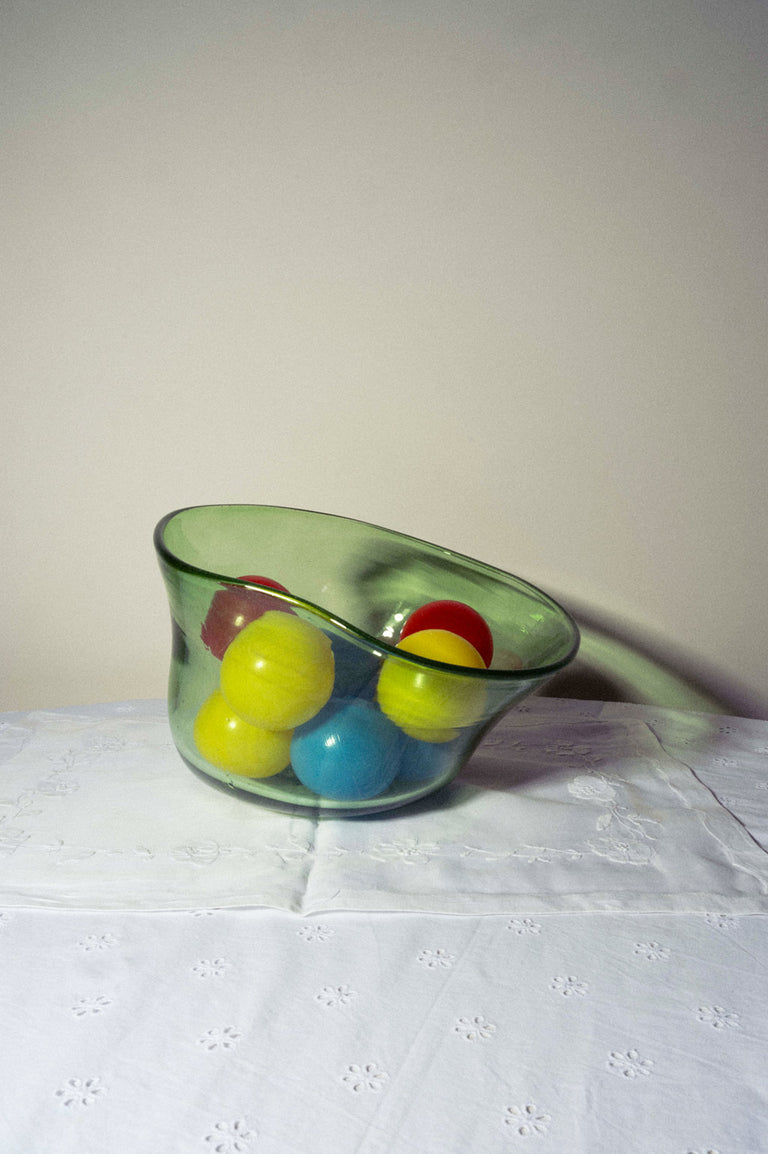 B121 - Recycled Glass Bowl in Leaf Green