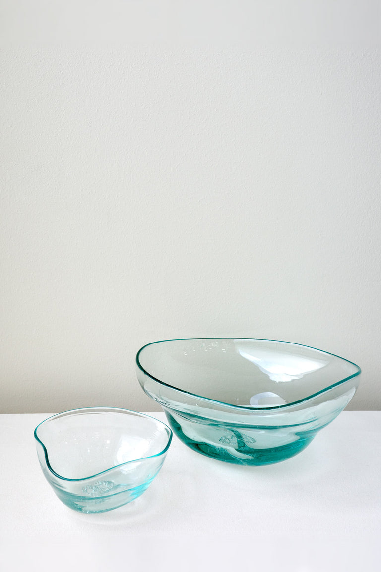 B126 - Petit Bol en Verre Recyclé Transparent