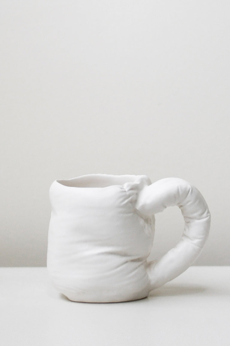 "Stuffed" - Mug in Matte White