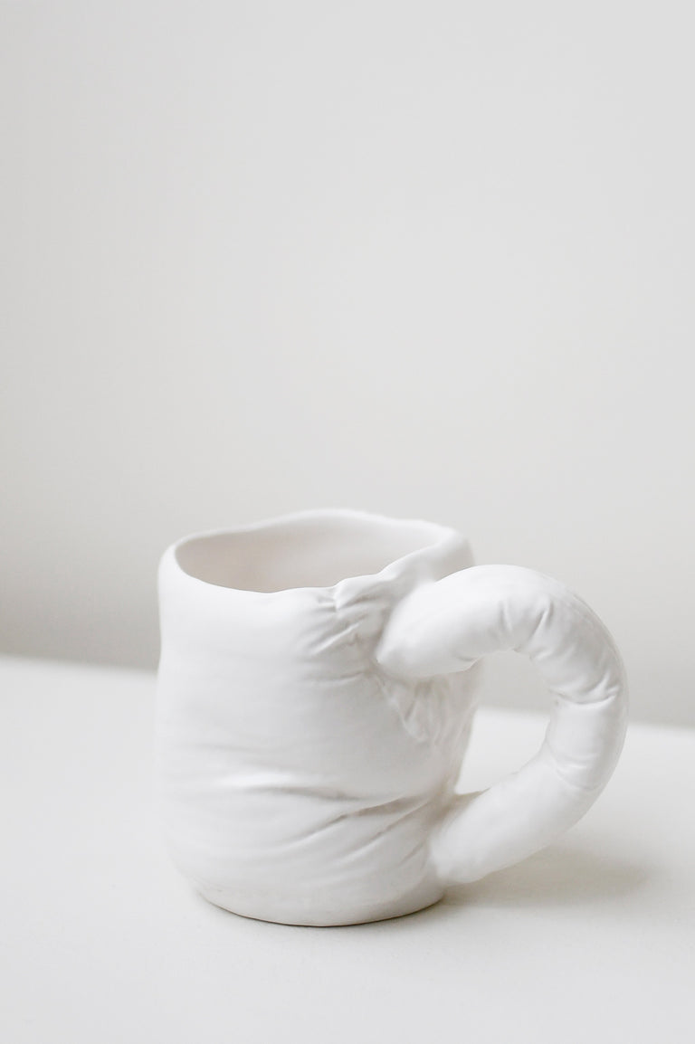 "Stuffed" - Mug in Matte White