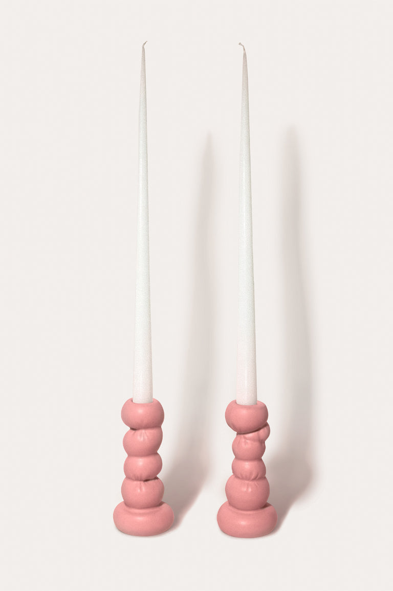 Misfits - Lot de 2 chandeliers rose mat