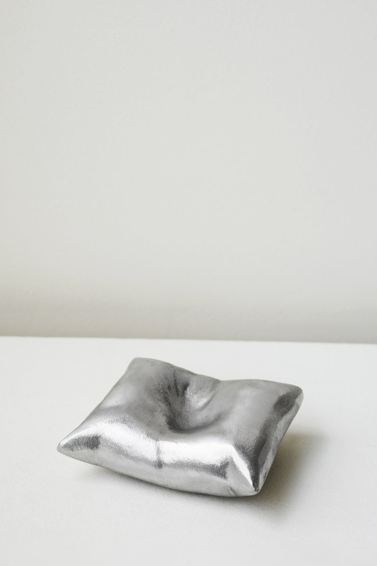 Amorti - Coussin en aluminium argenté