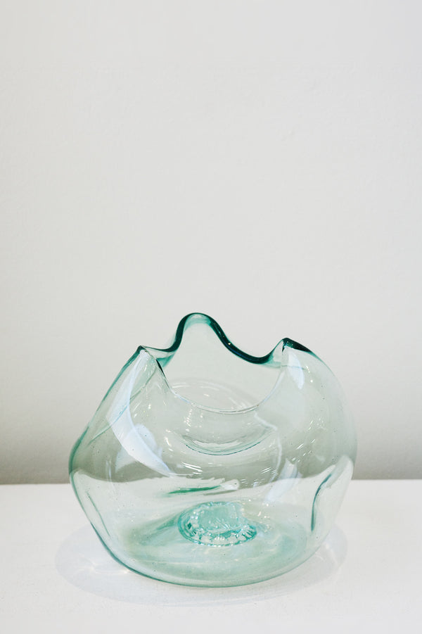 La bulle de toutes les bulles - Vase en verre recyclé transparent