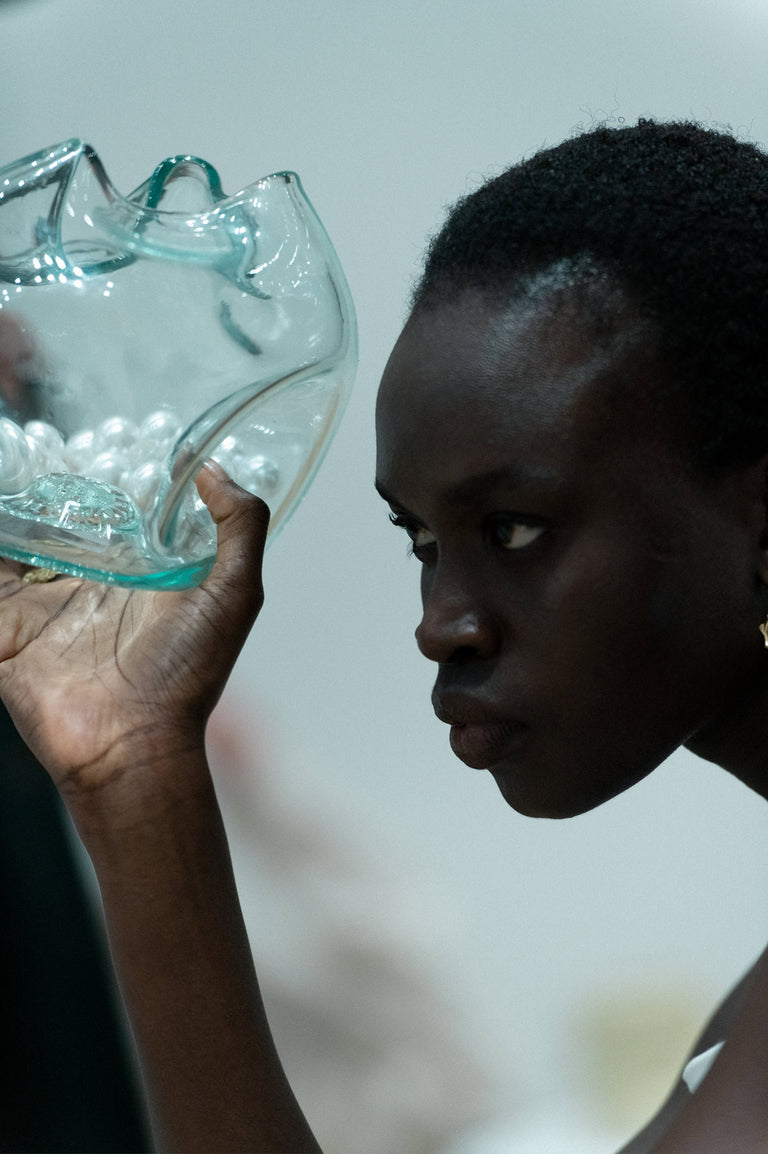 La bulle de toutes les bulles - Vase en verre recyclé transparent