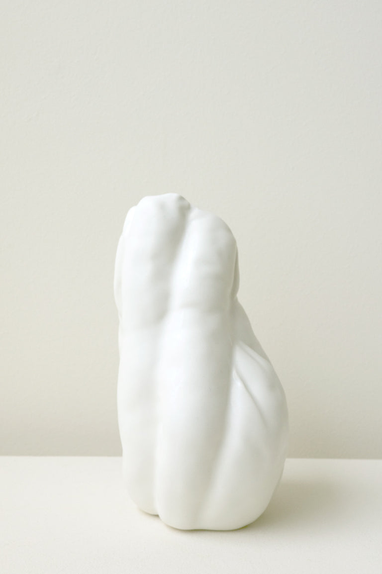 B55 - Vase Moyen Blanc Mat