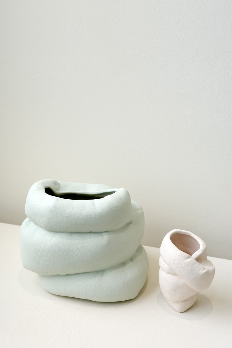 Well Wrapped - Small Vase in Texture Beige