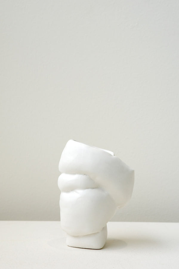 Bien Emballé - Petit Vase Blanc Mat