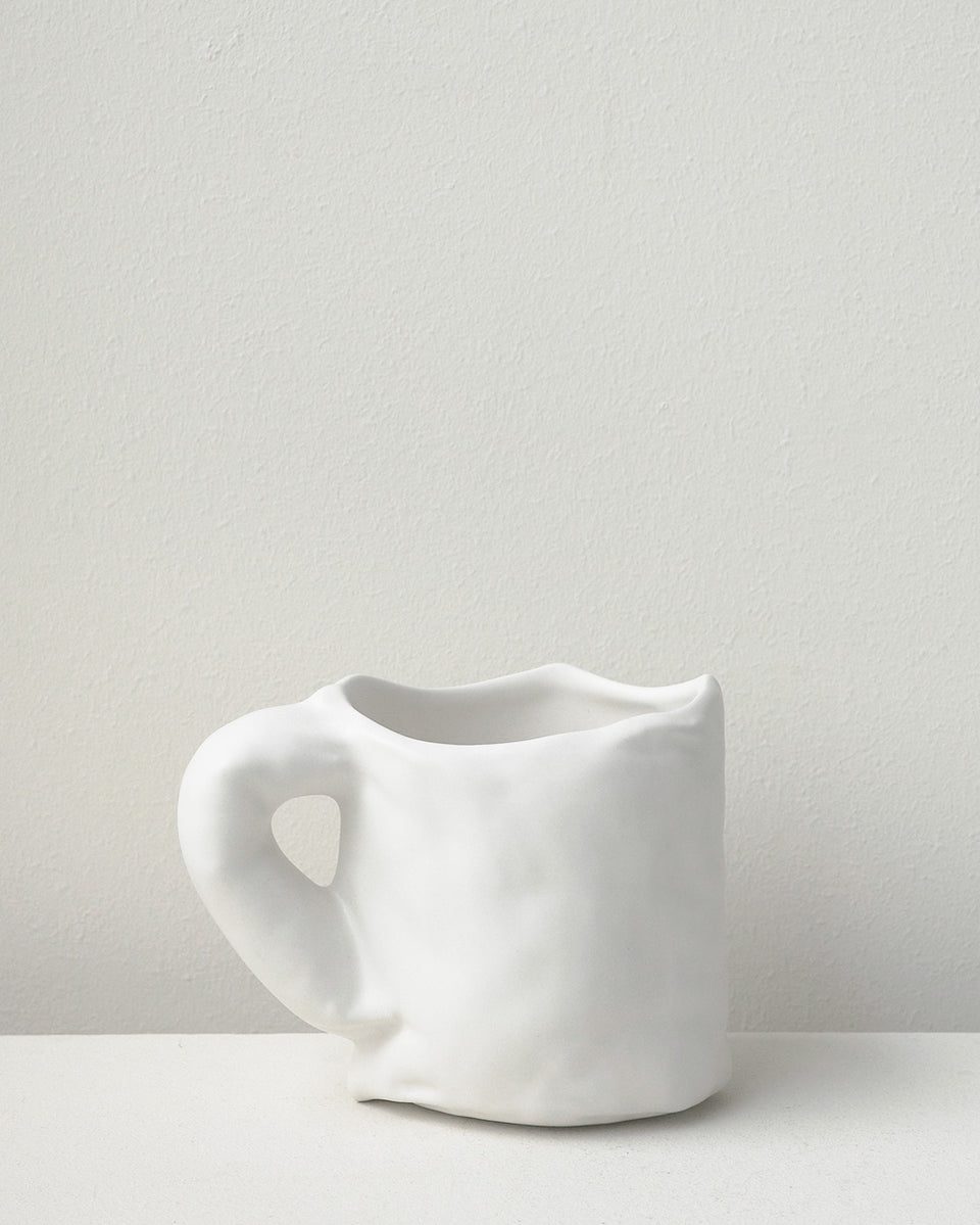 Attention ! Ce mug se dégonfle – Mug blanc mat