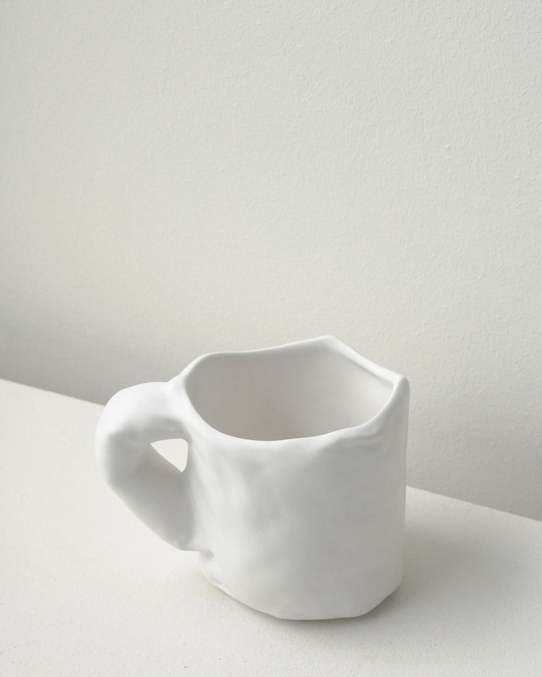 Attention ! Ce mug se dégonfle – Mug blanc mat
