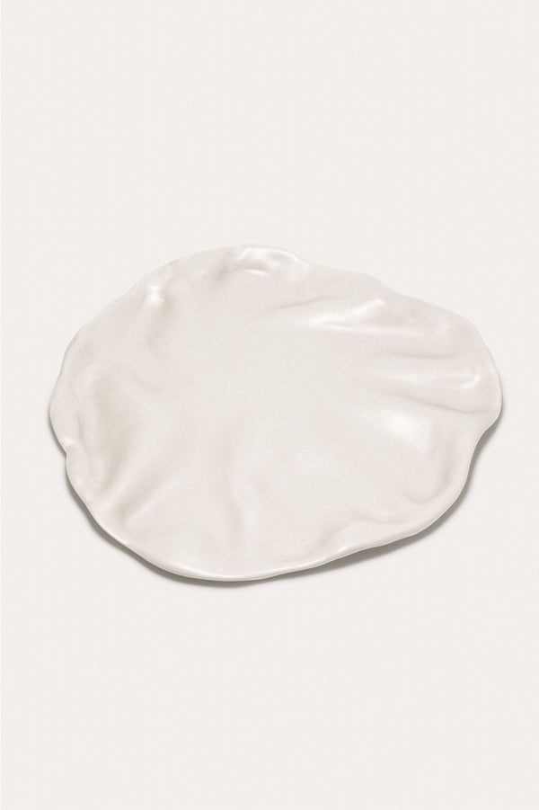 L'assiette parfaite pour dérouter un beau-parent - Grande assiette en blanc mat
