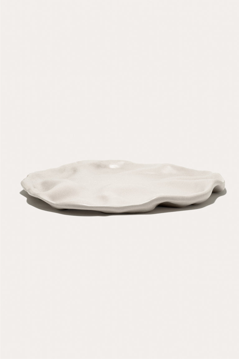 L'assiette parfaite pour dérouter un beau-parent - Grande assiette en blanc mat