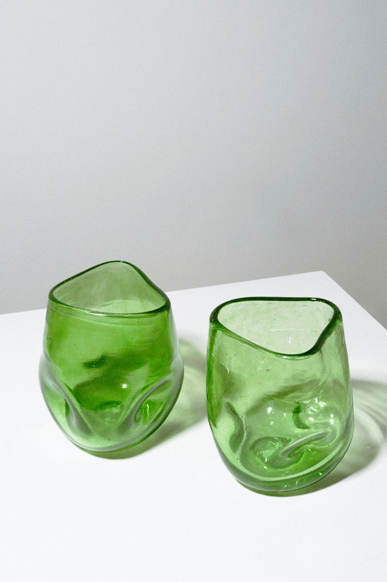 Thaw - Recycled Glass Tumbler in Leaf Green