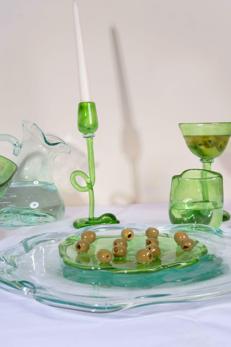 Thaw - Recycled Glass Tumbler in Leaf Green