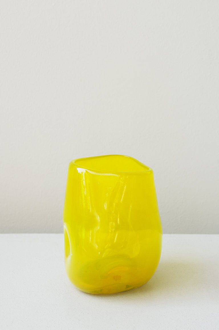 Thaw - Recycled Glass Tumbler in Yellow
