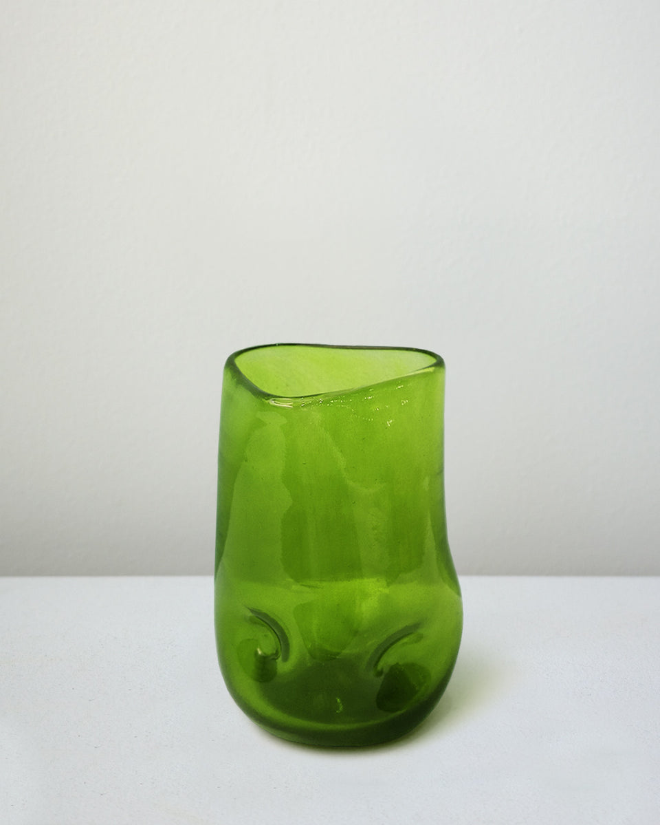 Dégel - Grand verre recyclé Vert Feuille
