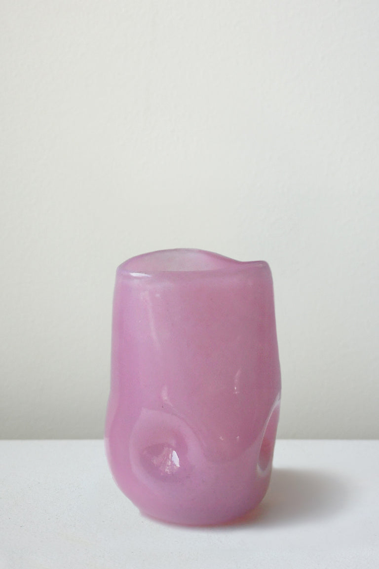 Thaw - Recycled Tall Glass in Pink