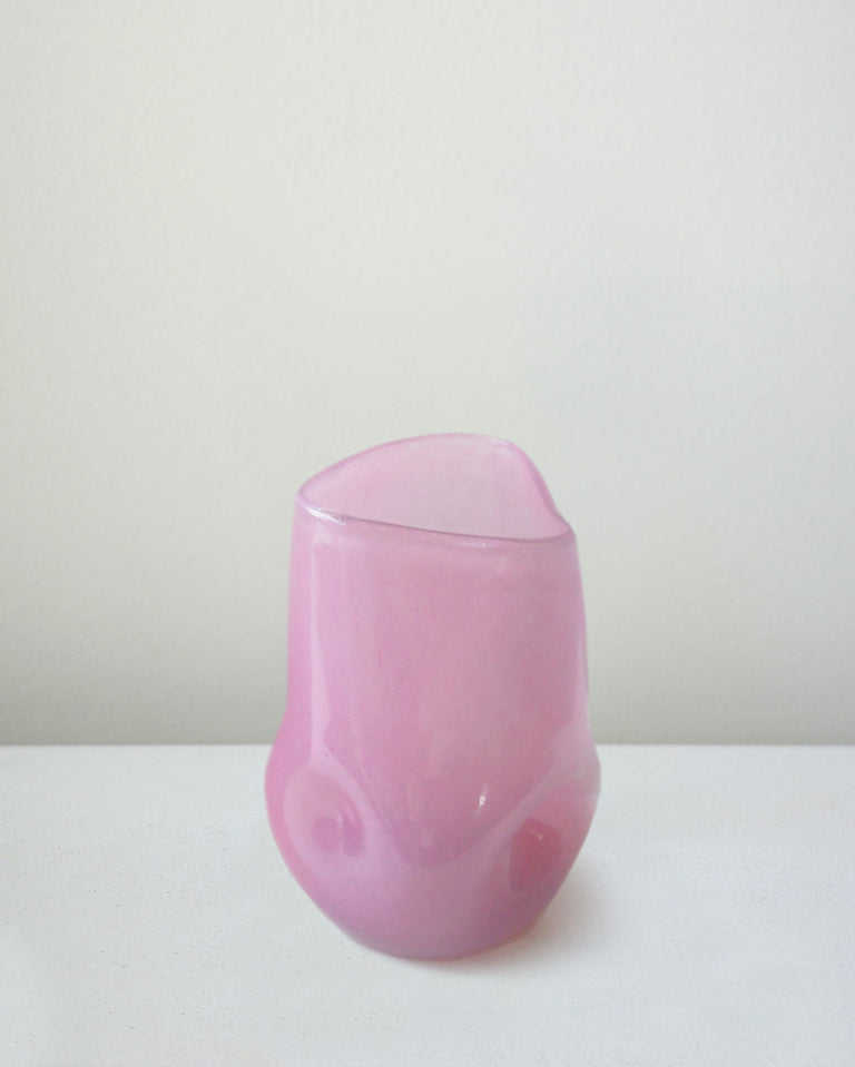 Thaw - Grand verre recyclé rose