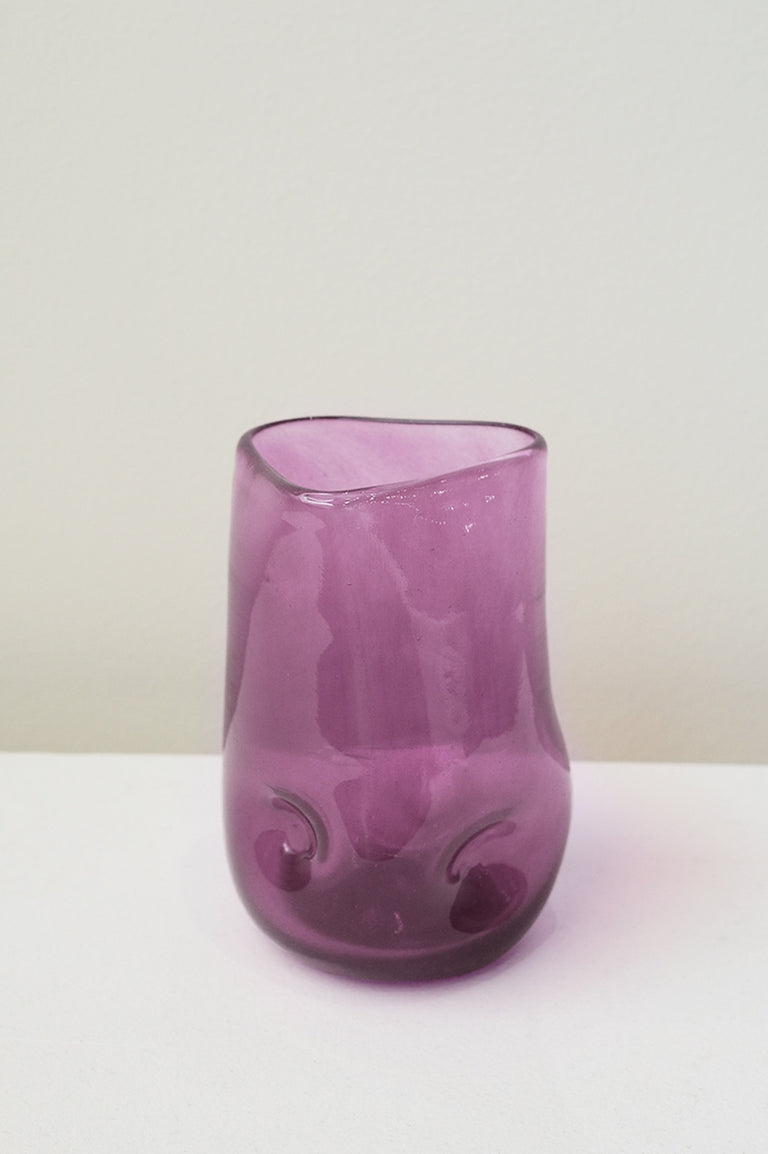 B99 - Recycled Tall Glass in Purple