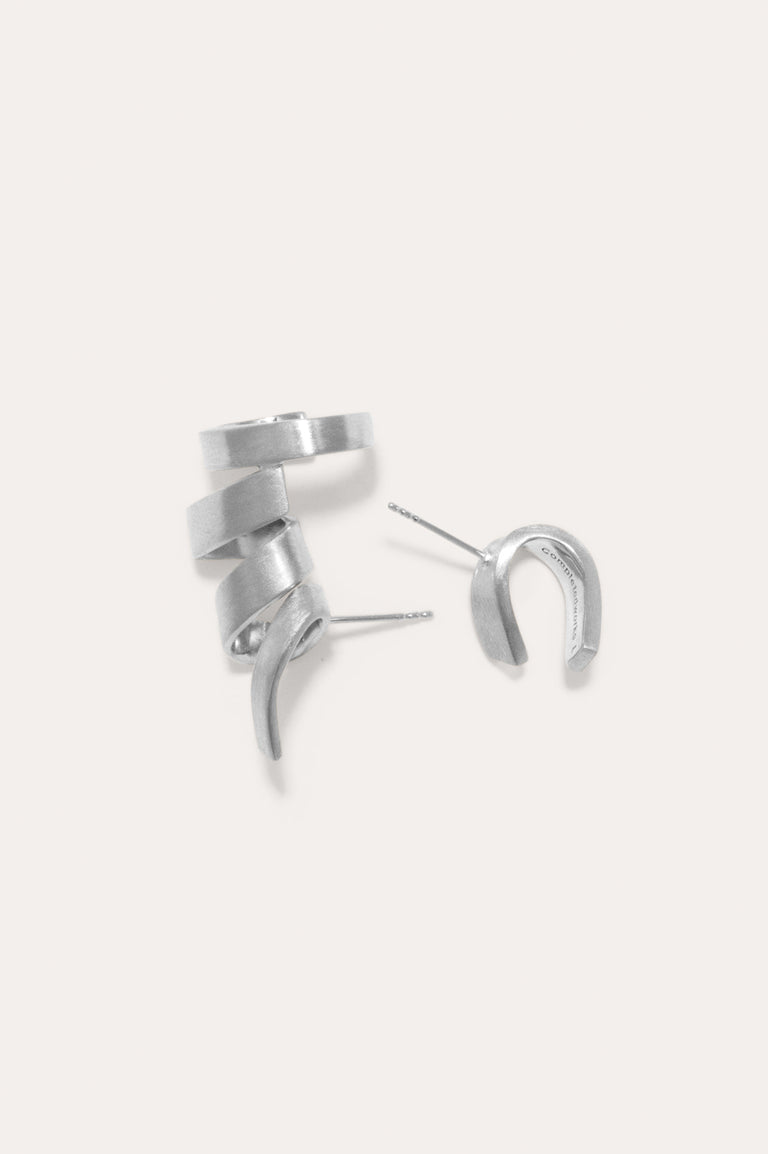 Jelly - Recycled Silver Earrings