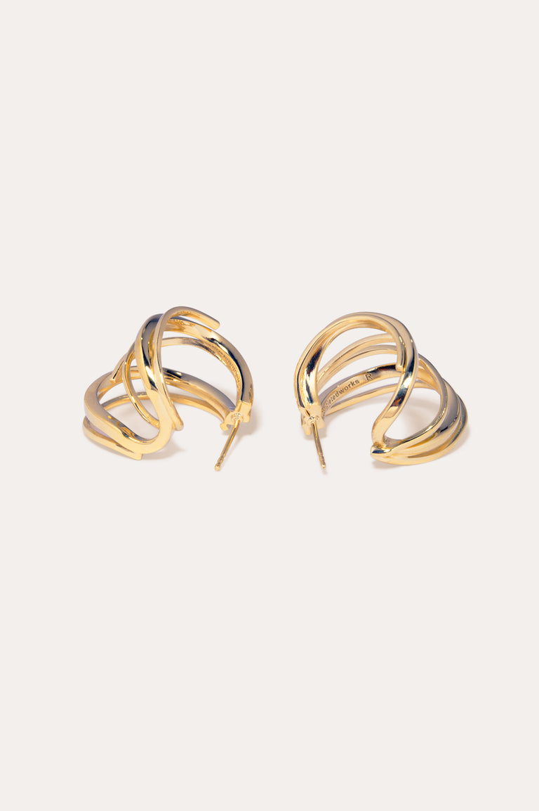 Stratum - Recycled Gold Vermeil Earrings