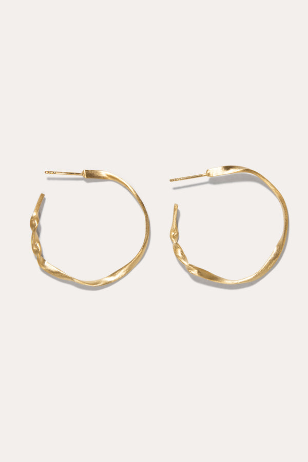 La chose la plus tendre - Boucles d'oreilles en vermeil d'or recyclé