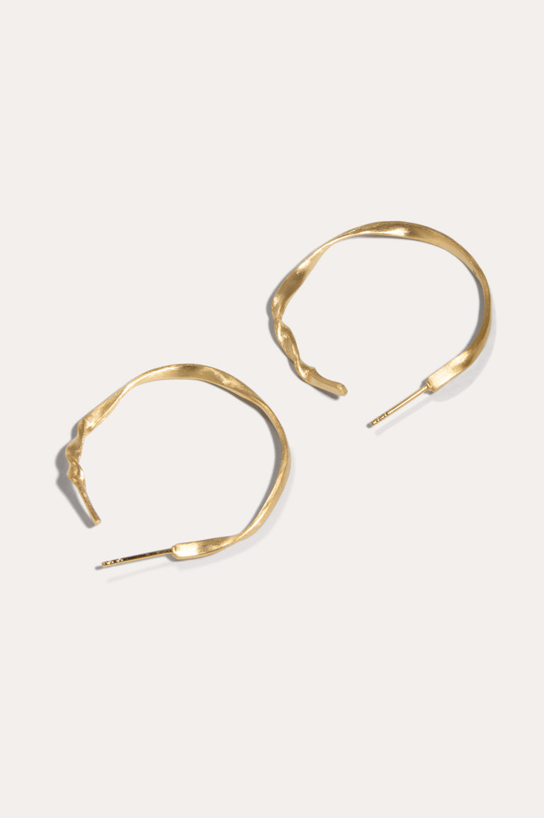 La chose la plus tendre - Boucles d'oreilles en vermeil d'or recyclé
