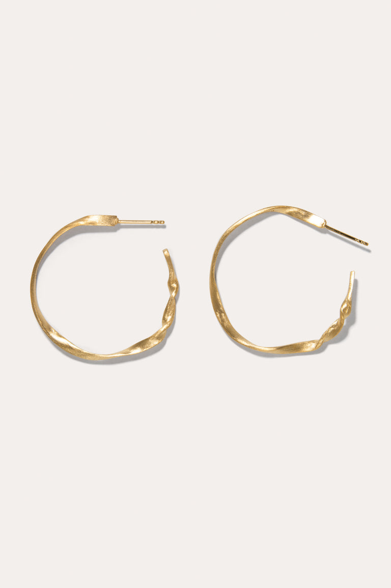 La chose la plus tendre - Boucles d'oreilles en vermeil d'or recyclé