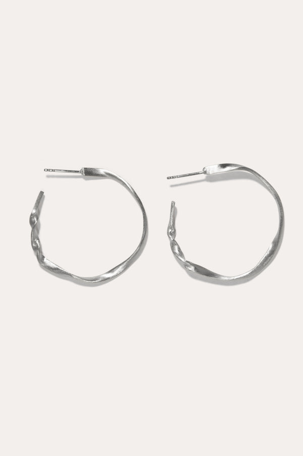 La chose la plus tendre - Boucles d'oreilles en argent recyclé
